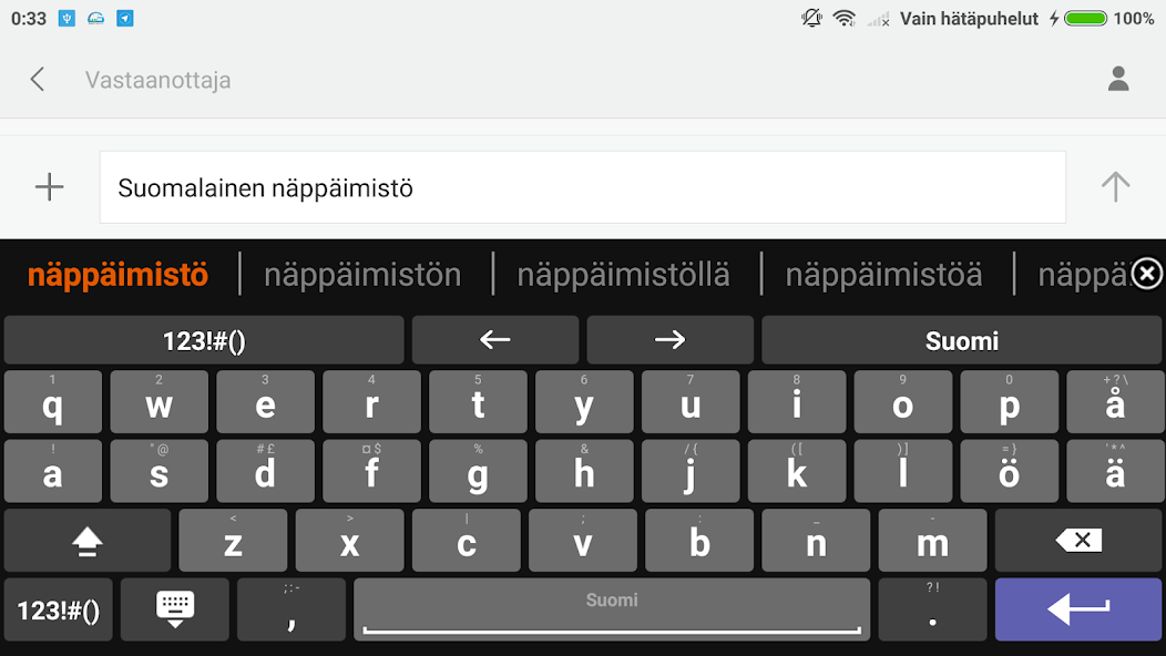 Finnish for AnySoftKeyboard