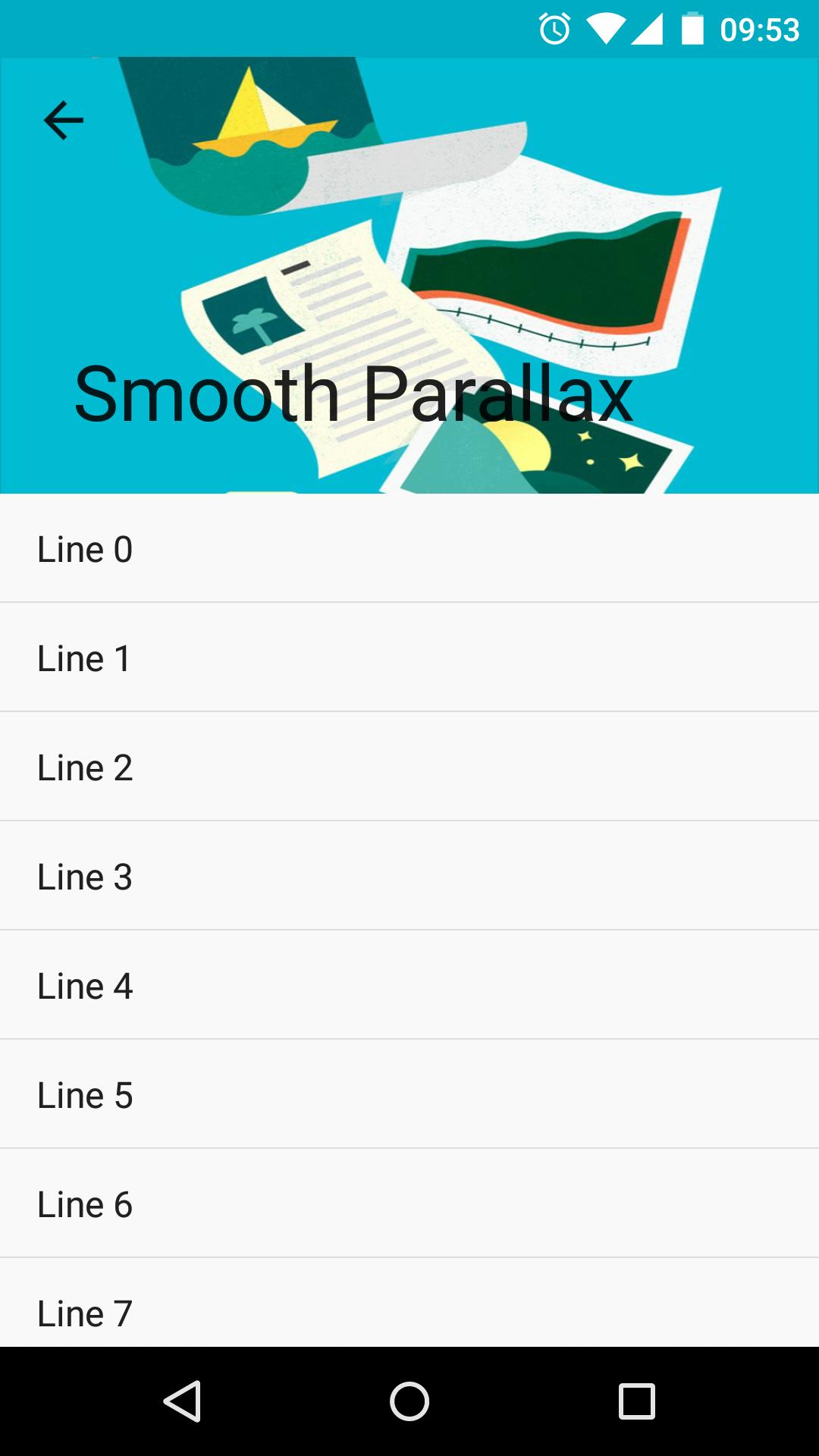 Smooth AppBarLayout