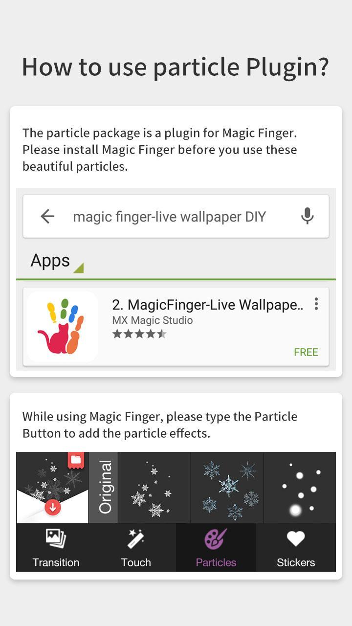 Snowflake-Magic Finger Plugin