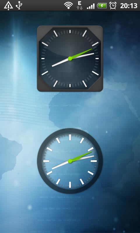 Clock Widget Pack Glass