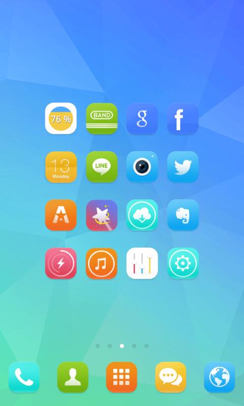 SimpleUnique LINELauncherTheme