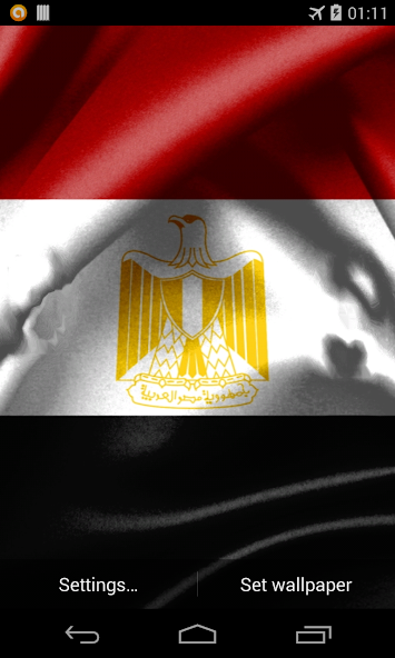 Flag of Egypt Live Wallpapers