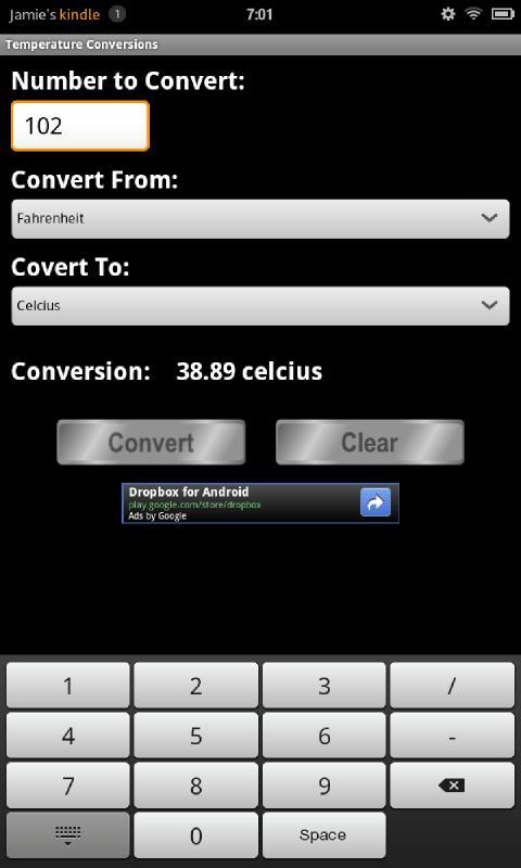 Conversion Calculator