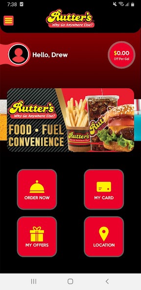 Rutter's Deals App