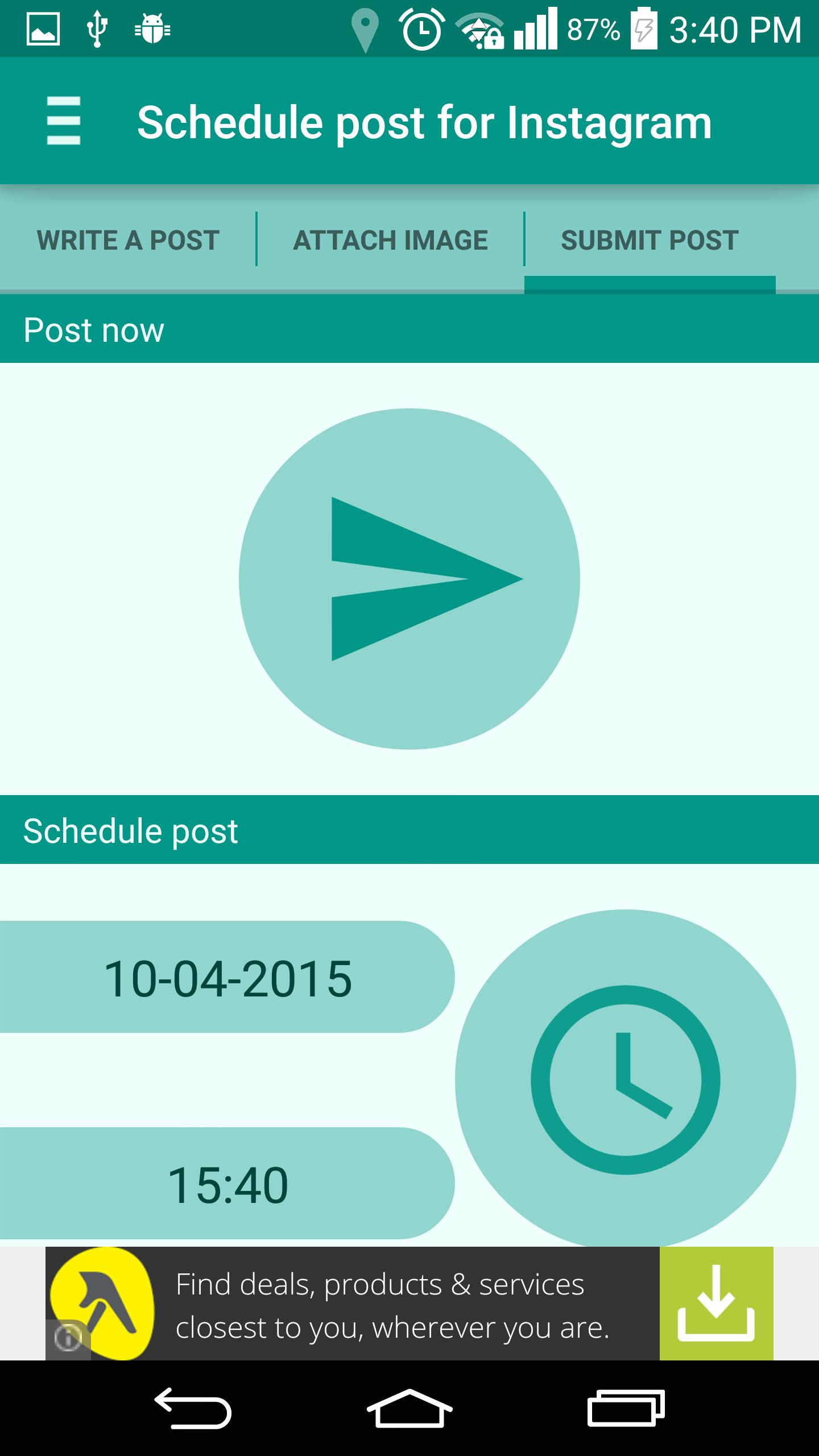 APost: Schedule Instagram Post