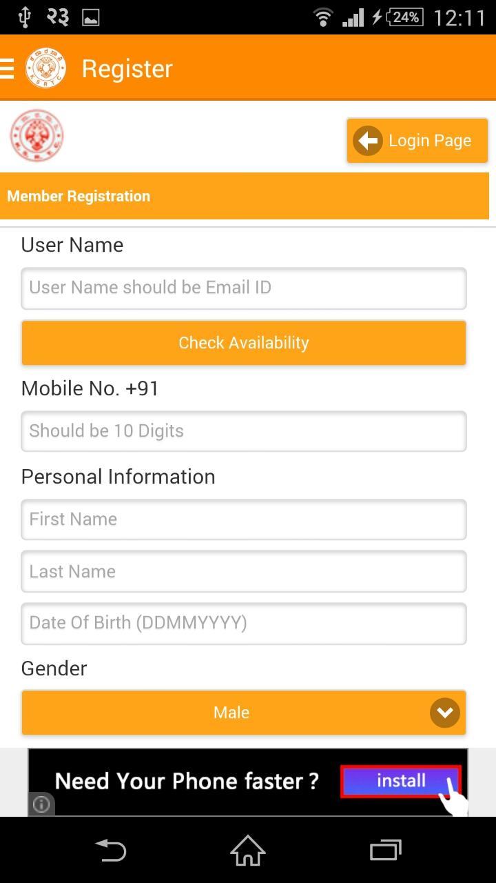 KSRTC Bus Ticket Booking