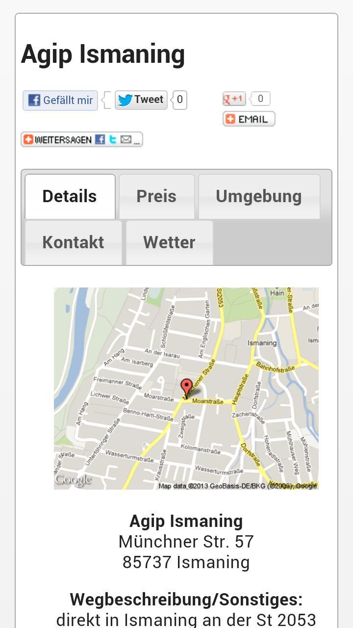 Autogasvergleich.de WebApp LPG