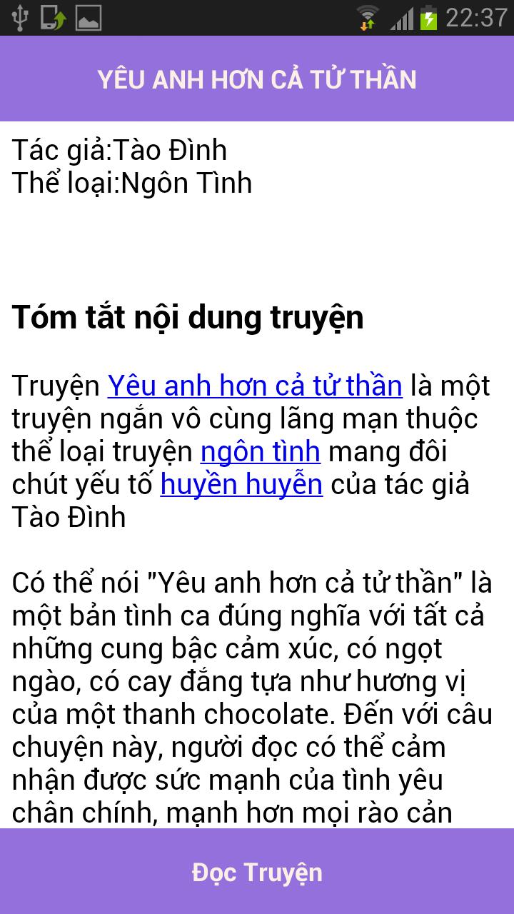 Yeu anh hon ca tu than