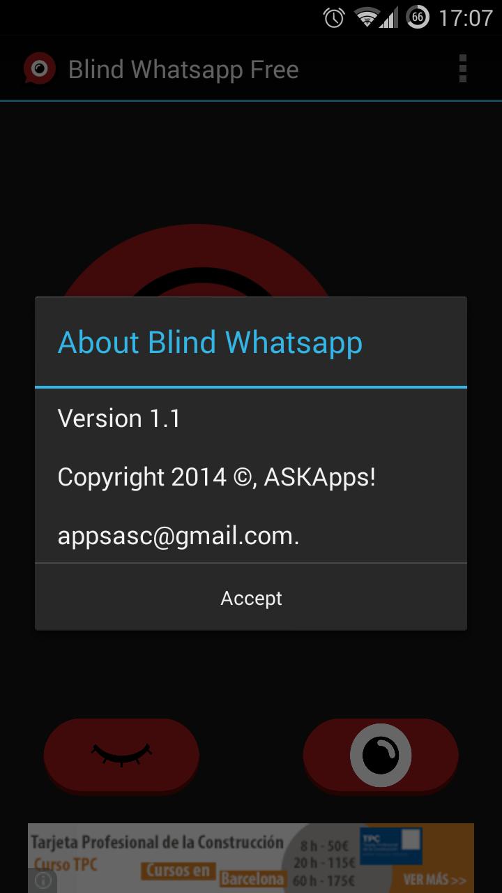 Blind for Whatsapp Free