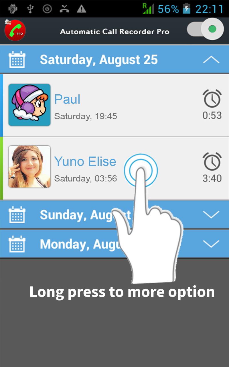 Automatic Call Recorder Free