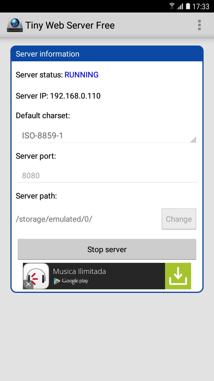 Tiny Web Server Free