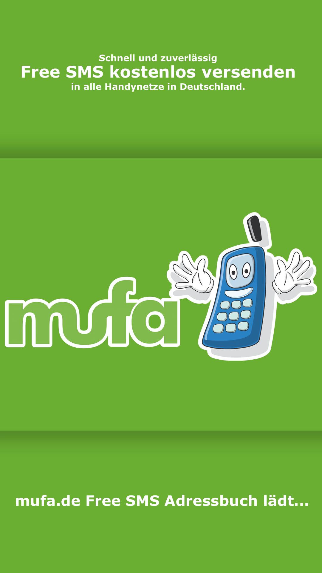 mufa.de Free SMS Adressbuch