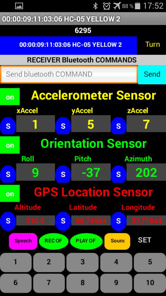 Sensor Shield Arduino Android