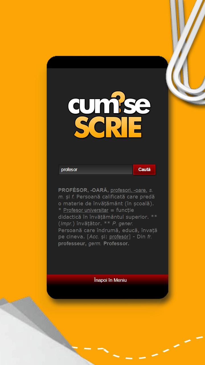 Cum se scrie?