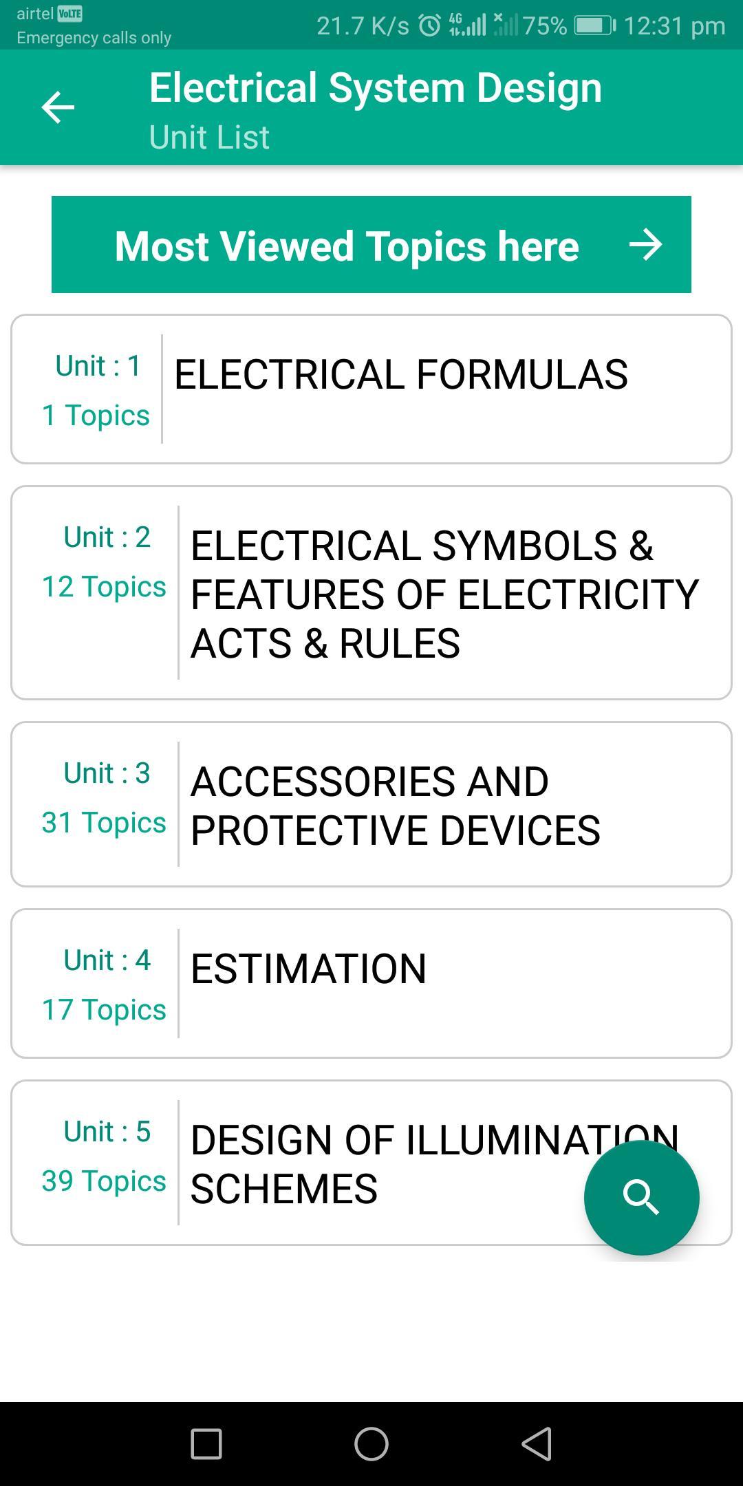 Electrical System Design