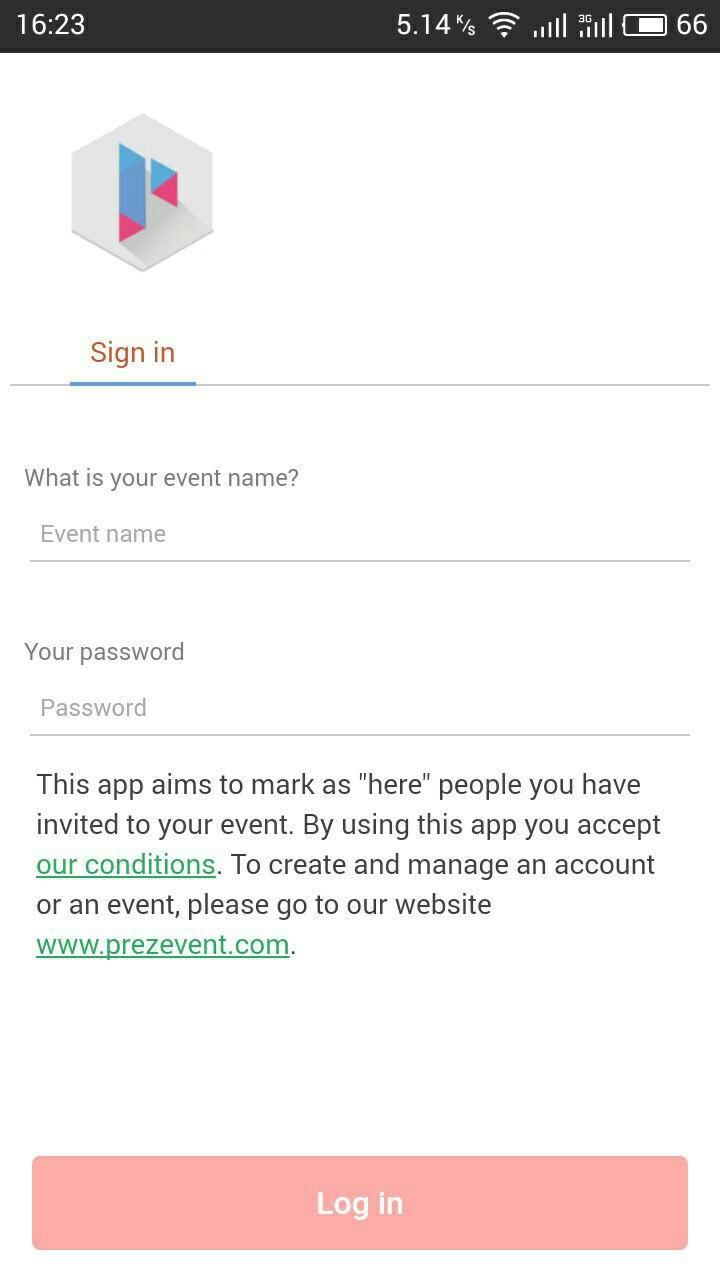 Prezevent Check'In