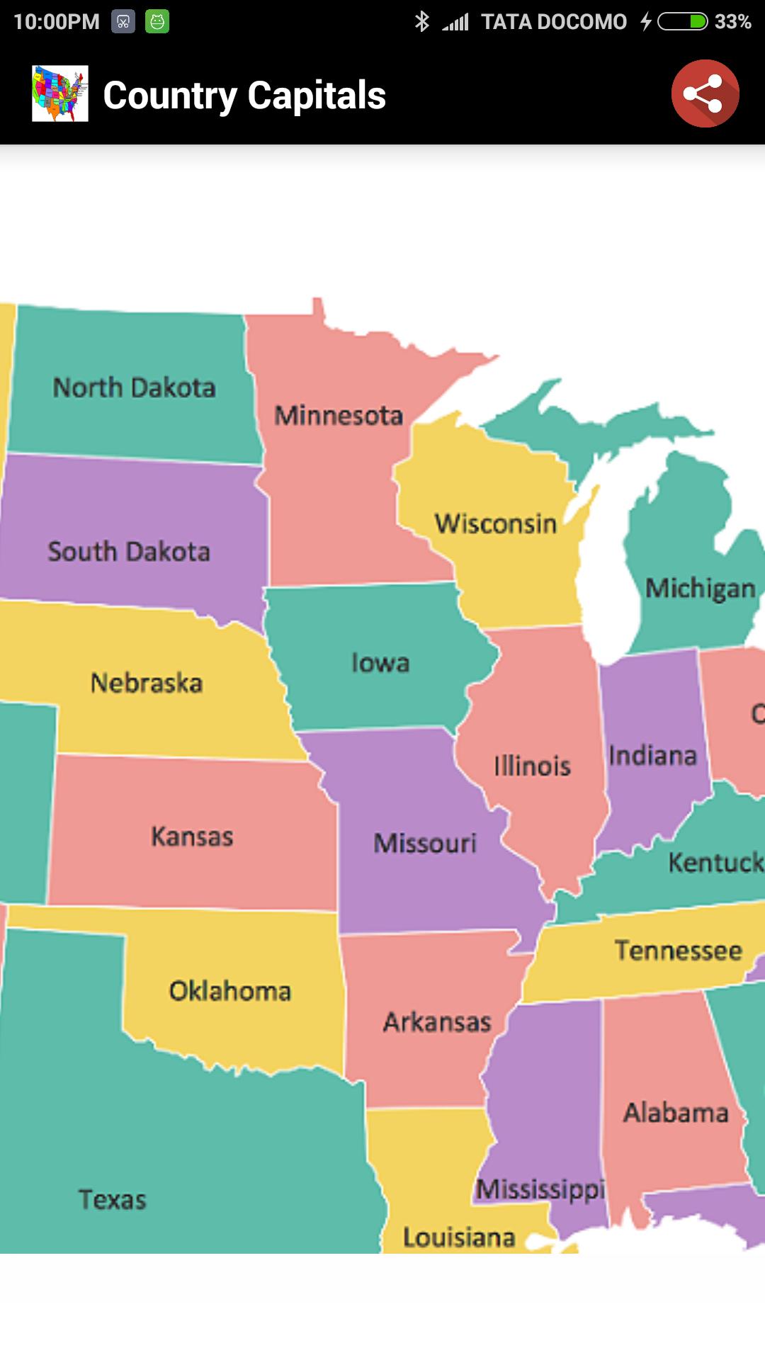 USA States & Country Capitals