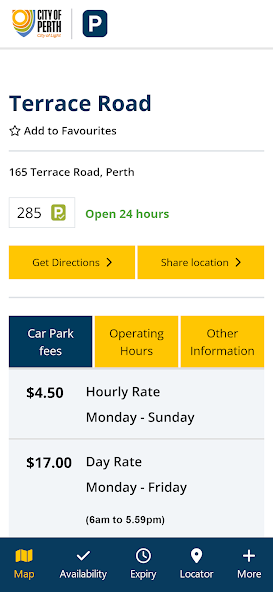 City of Perth Parking