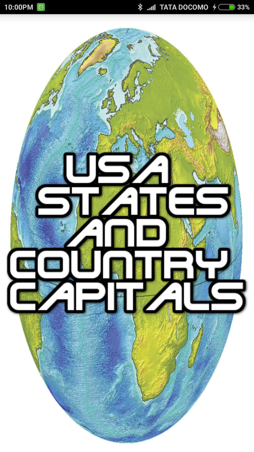 USA States & Country Capitals