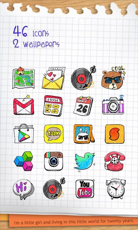 Doodle GO Launcher Theme