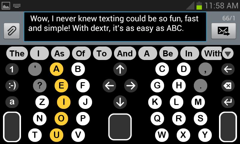 Dextr Alphabetic Keyboard 2.0