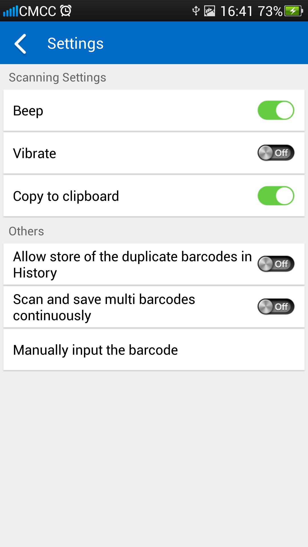 QR and Barcode Scanner