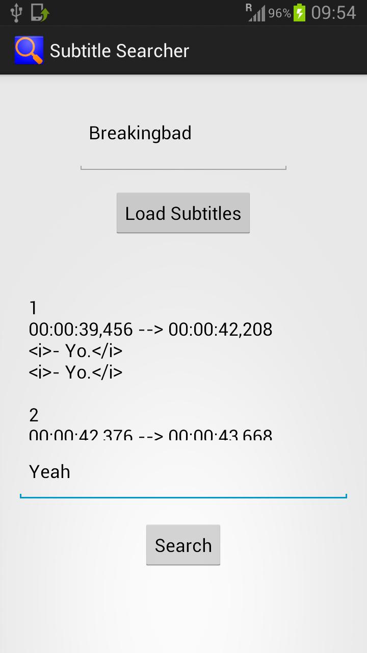 Subtitle Searcher