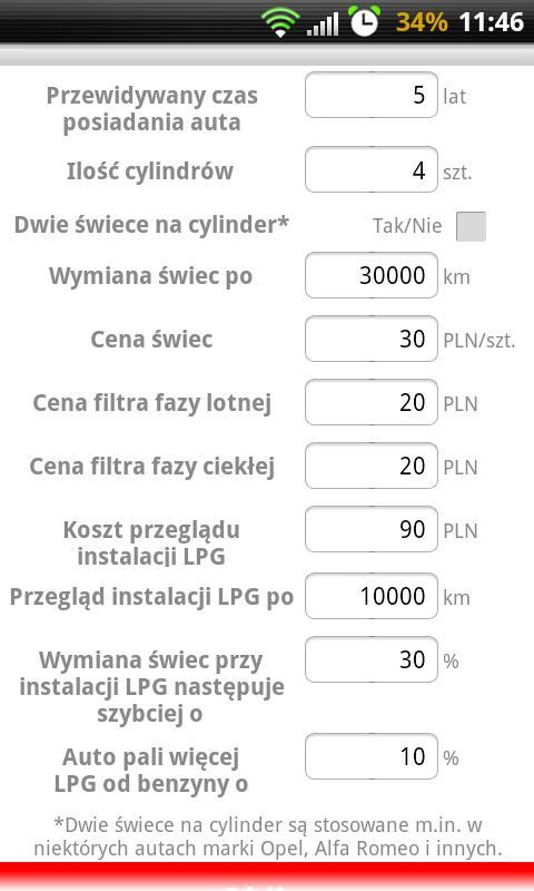 LPG Cost Calculator