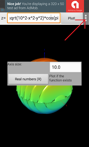 3D Functions Plotter