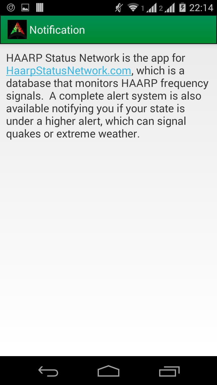 Haarp Status Network