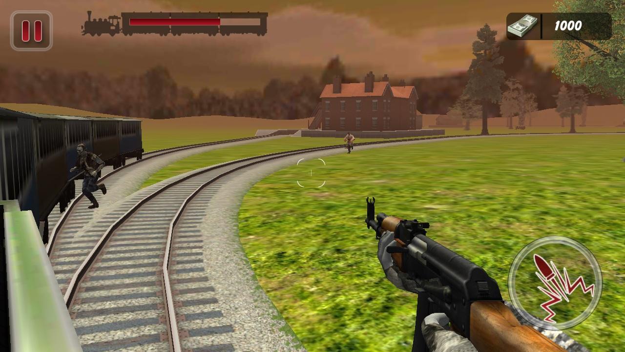 Zombies Train Attack