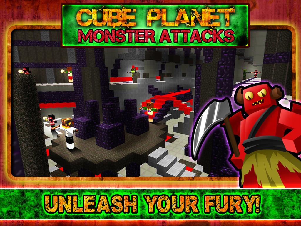 Cube Planet Monster Attacks