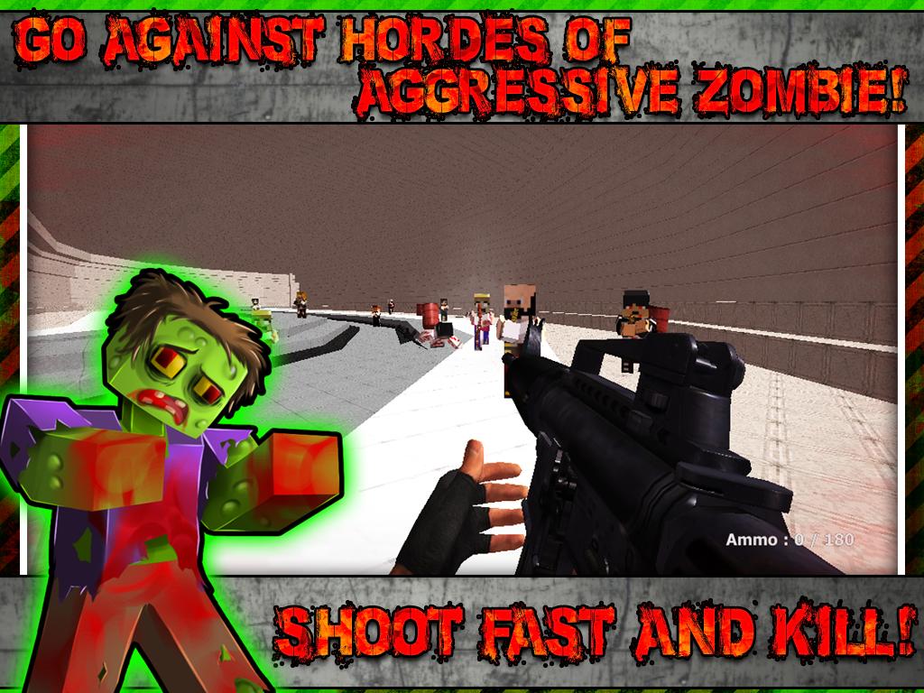 Cube Zombie Apocalypse Game