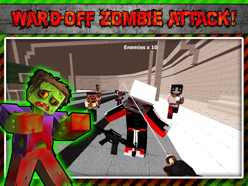 Cube Zombie Apocalypse Game