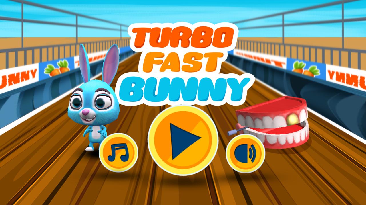 Turbo Fast Bunny Fun Run Game