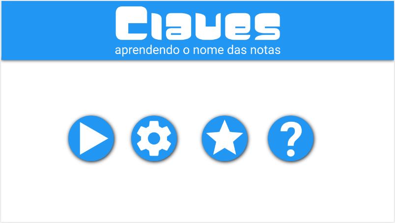 Claves - as notas na pauta