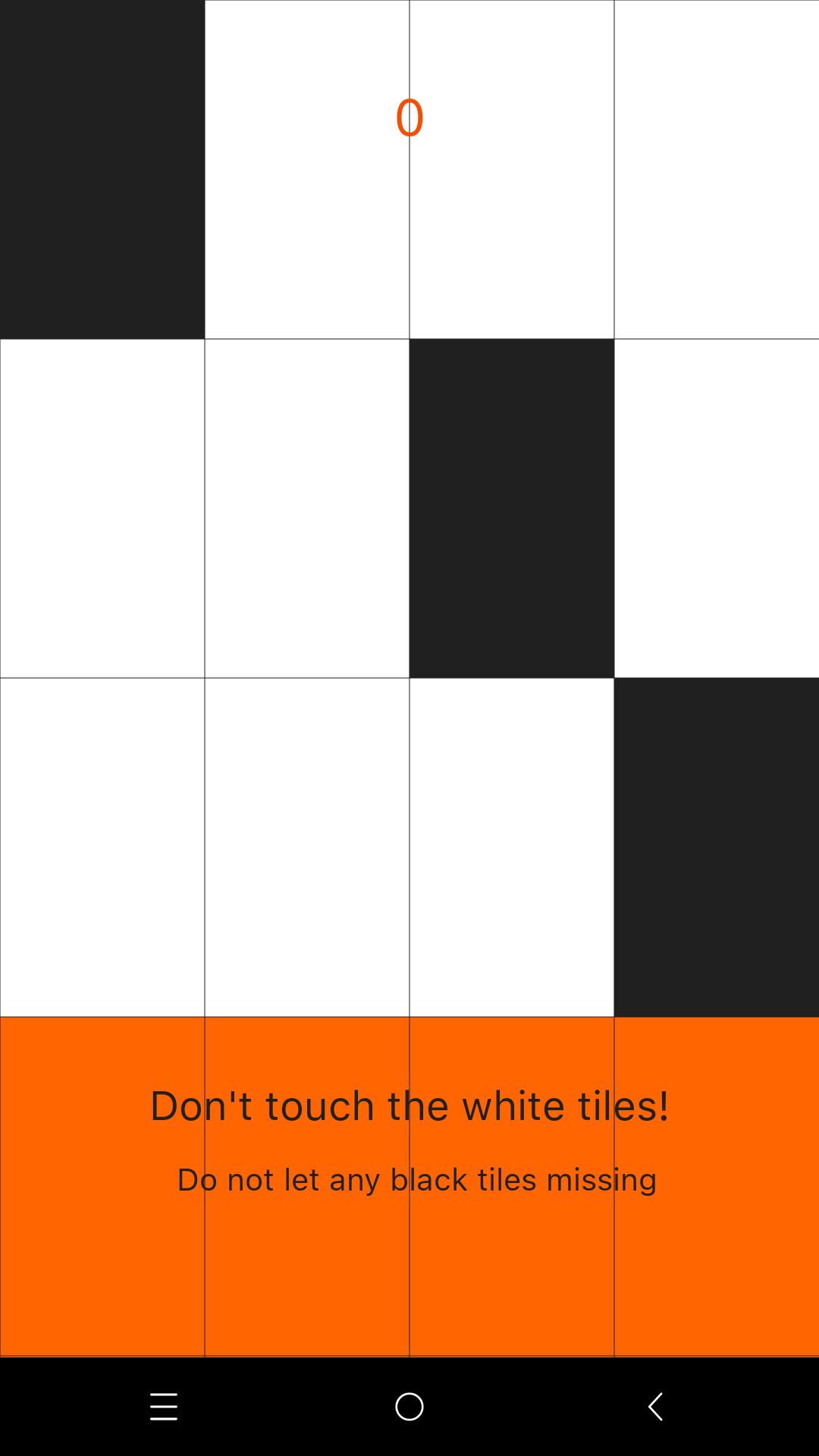 Piano Tiles Silhouette