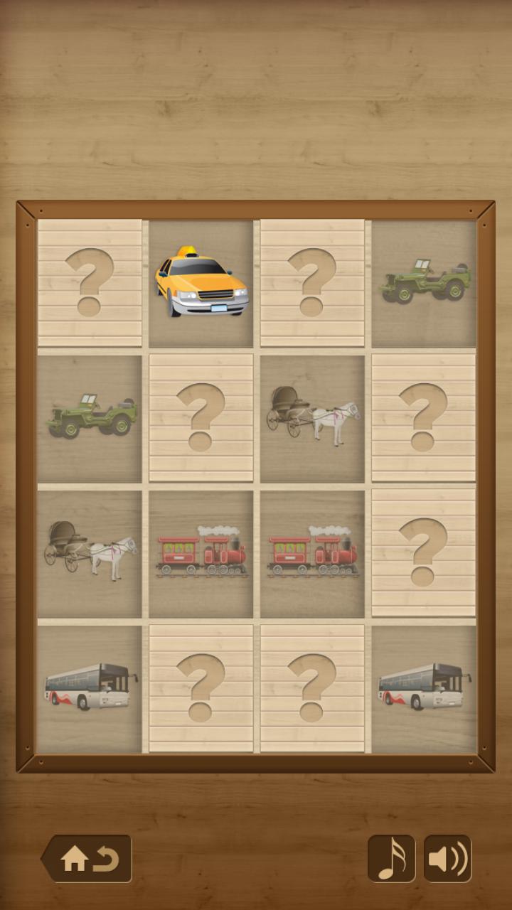 Cars Memory Match 4 Kids