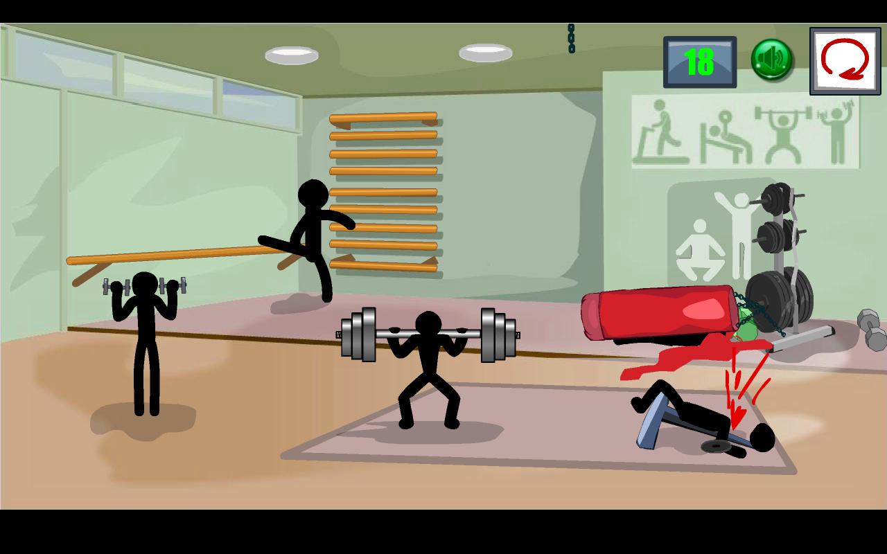 Stickman in the Gym