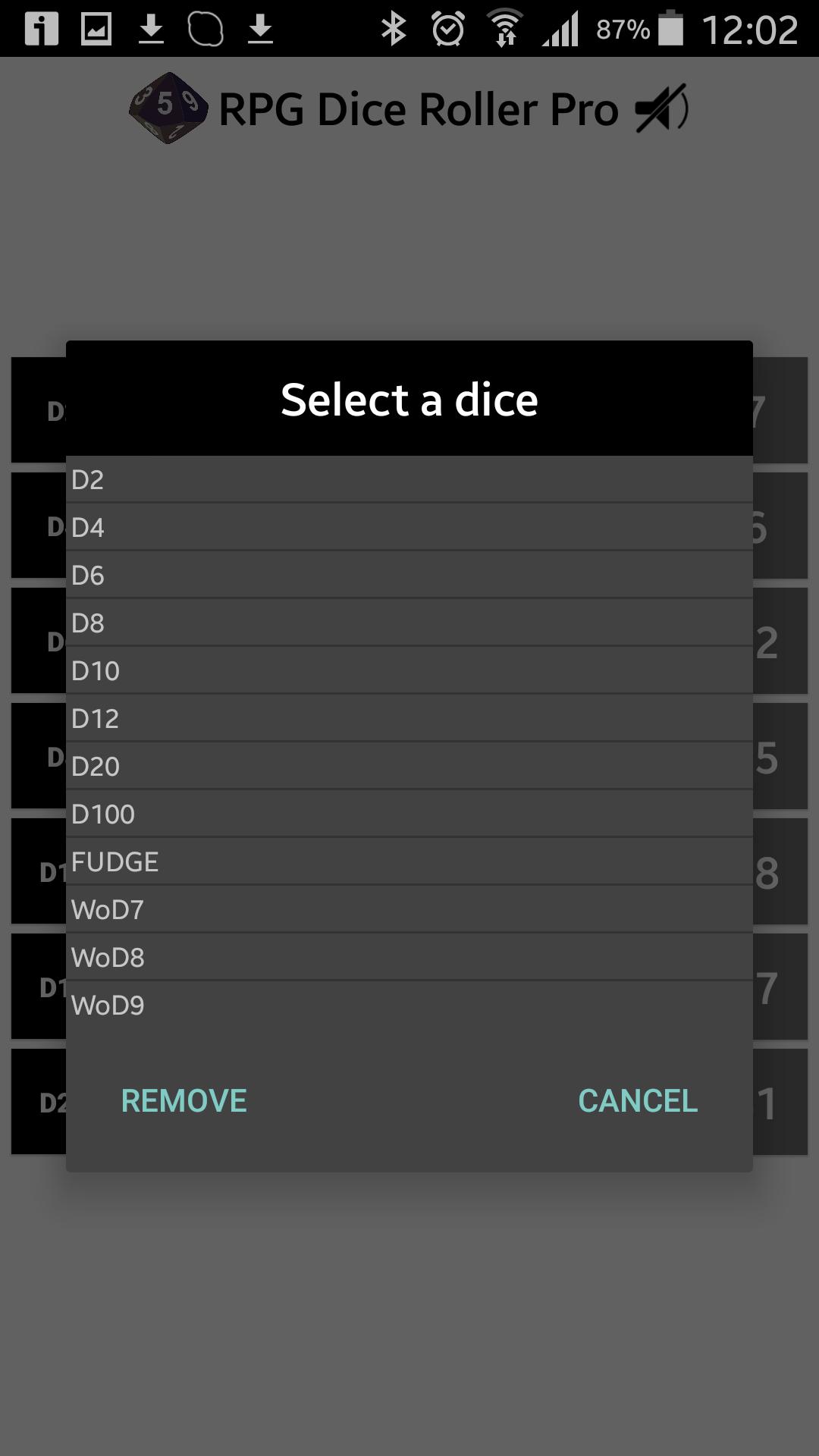 RPG Dice Roller Free