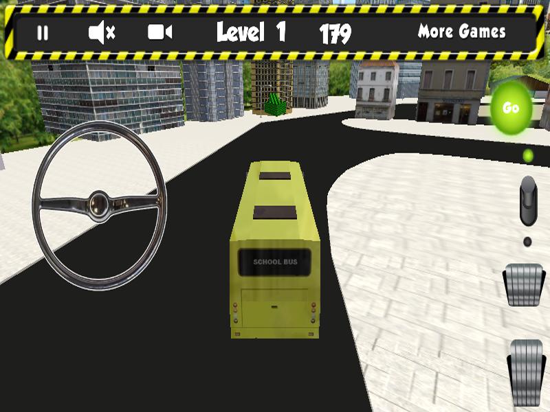 School Bus Parking 3D