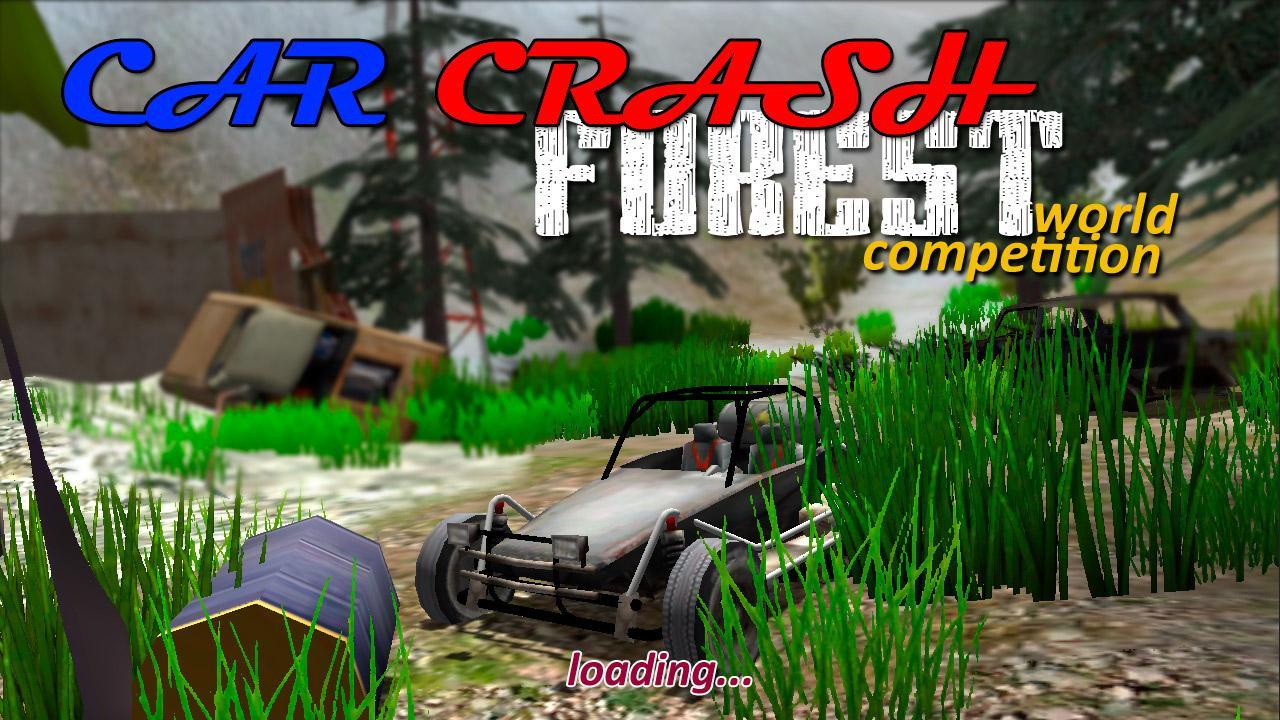 Car Crash Forest racing game