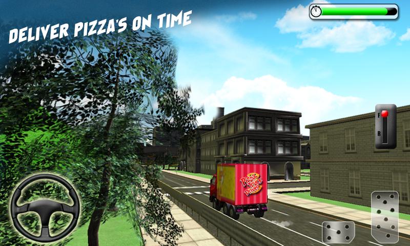 Pizza Truck Drive 3D Game free