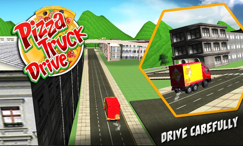 Pizza Truck Drive 3D Game free