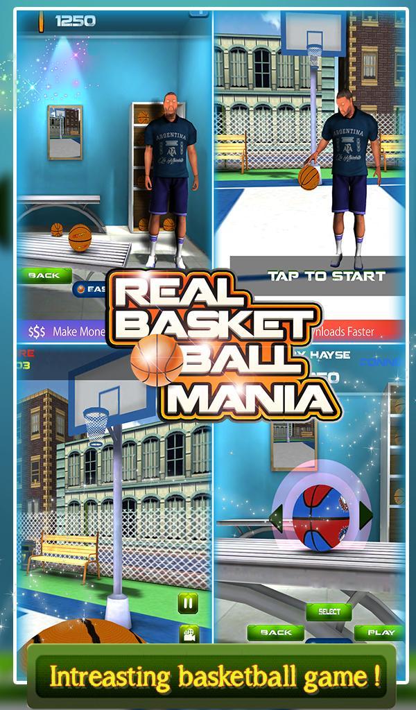 3D Real Basket Ball Mania