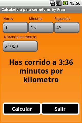 Runners Calculator