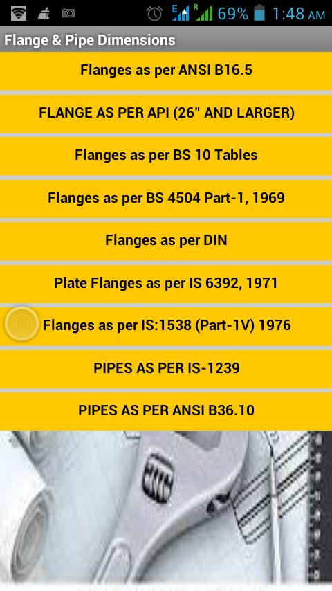 Flange & Pipe Dimensions