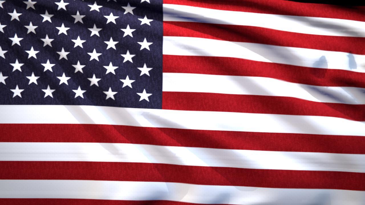 Stars & Stripes 3D Flag