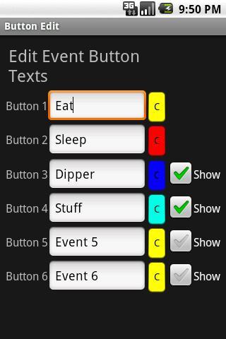 Annet's Event Logger