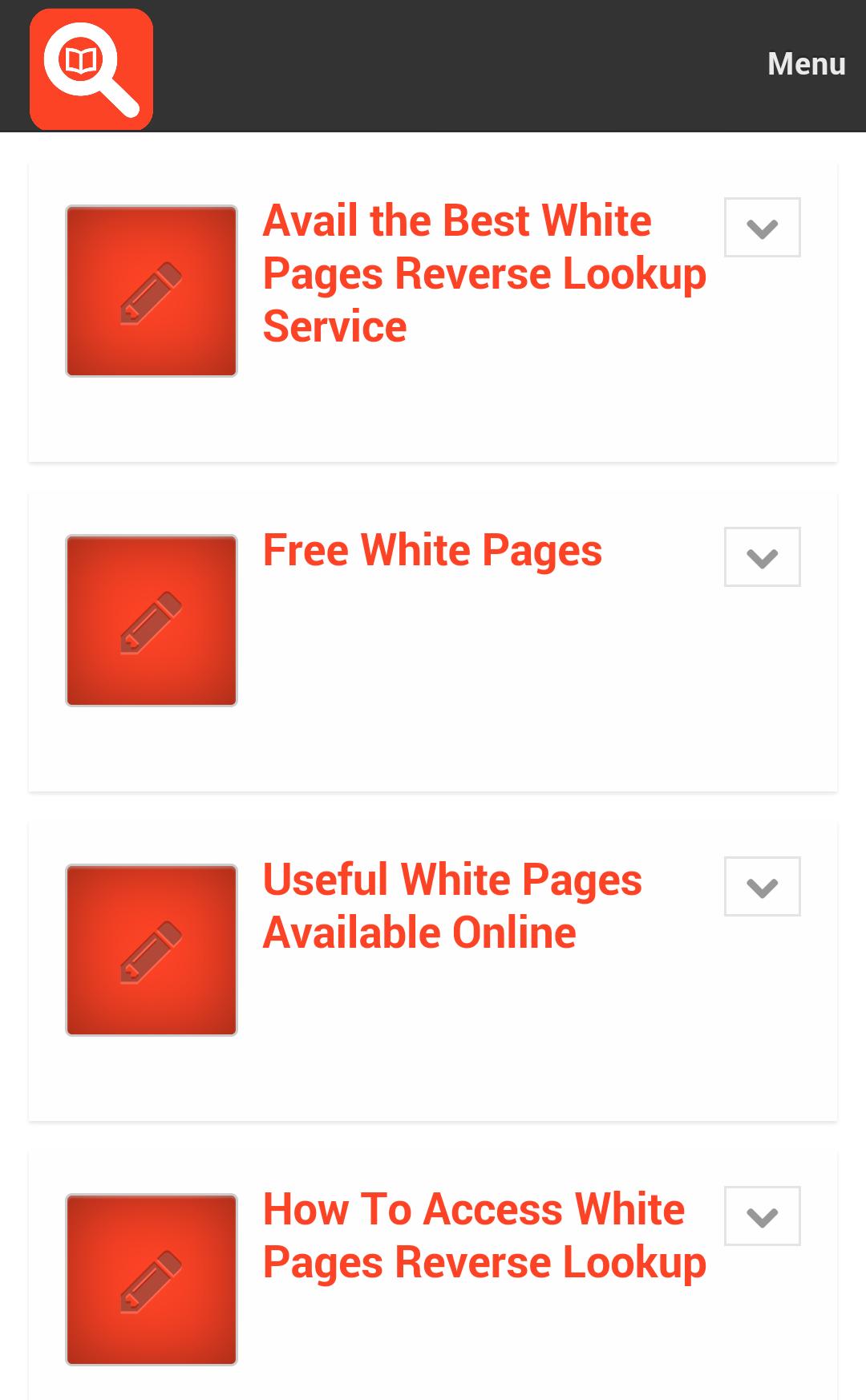 White Pages Search